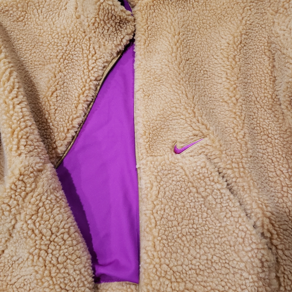 Nike Swoosh Sherpa Jacket - Picture 4 of 6